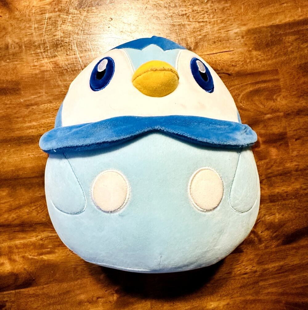 Pokemon Piplup Squishmallows Plush 10" Penguin Ultrasoft Stuff Animal Pillow